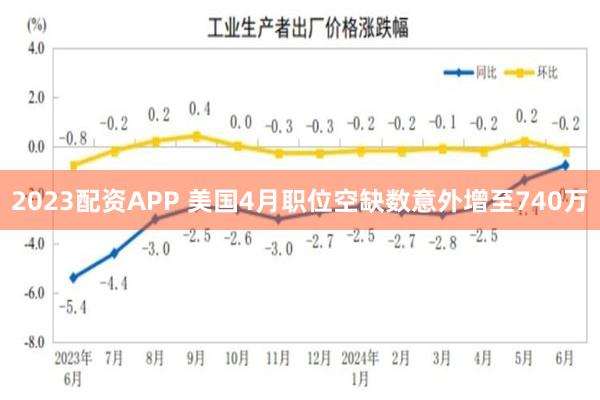 2023配资APP 美国4月职位空缺数意外增至740万